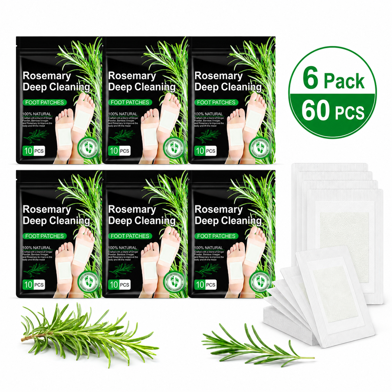š„2026 HOT SALEš„MiaHome⢠Rosemary Ginger Foot Patches