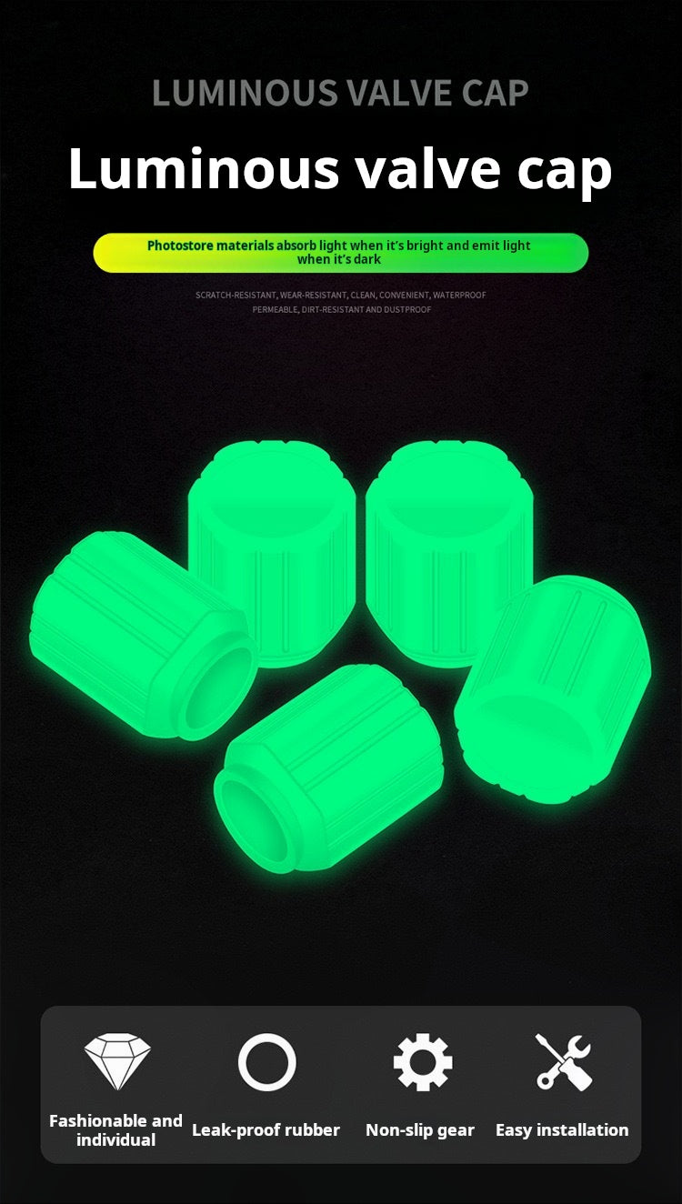 MiaHome™ Luminous valve cap – Universal Fit