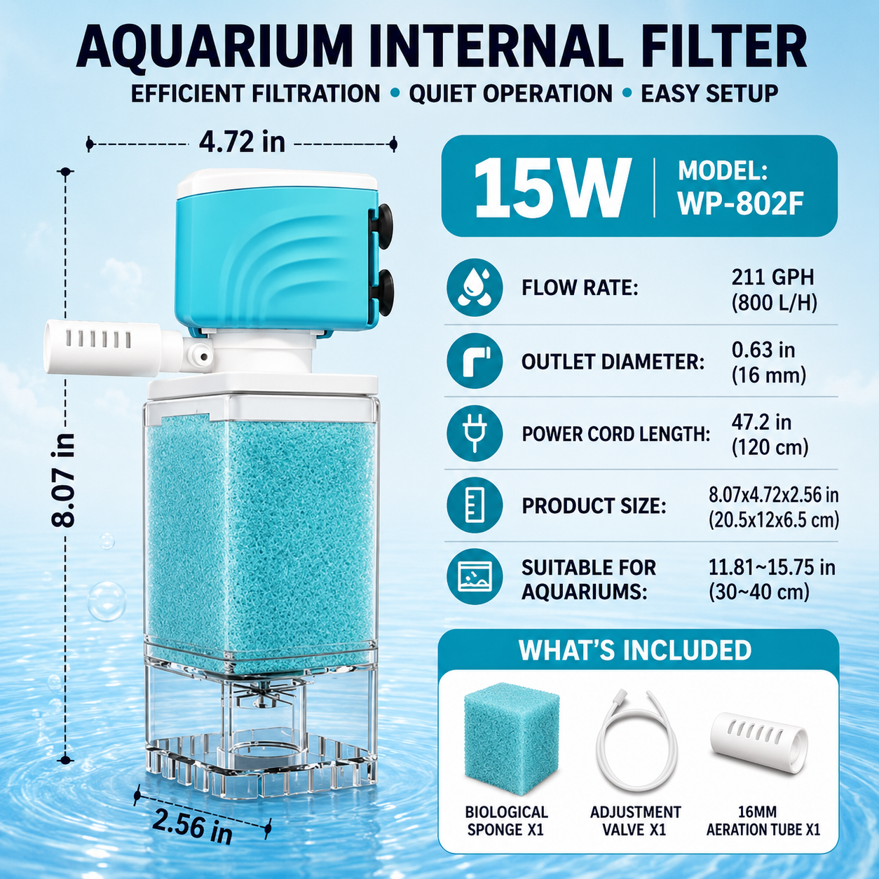 15W-800L/H