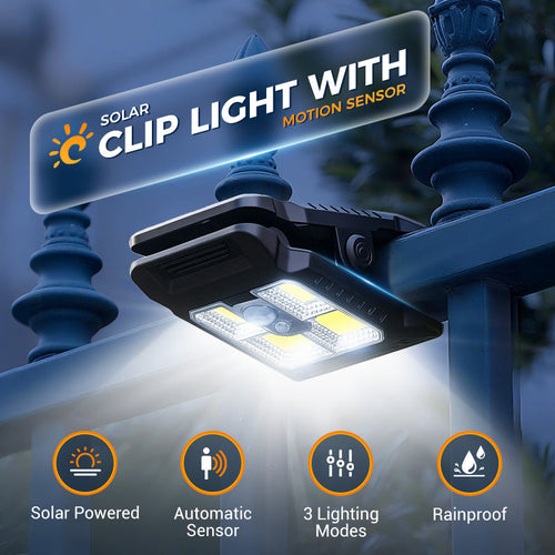 MiaHome™ Outdoor Solar Clip Light with Motion Sensor (Offer)