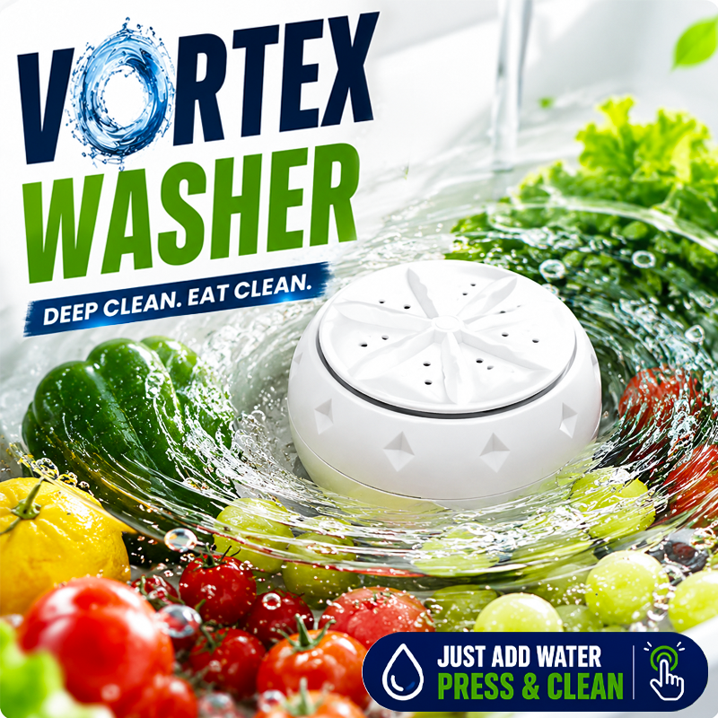 🎁New arrival 50% OFF💥 Effortless Vortex Fruit & Vegetable Washer – Removes Pesticides, BPA-Free💧🥦