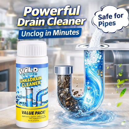 MiaHome™ Powerful Sink Drain Cleaner - All-Purpose Pipe Dredging Powder for Home（Offer）