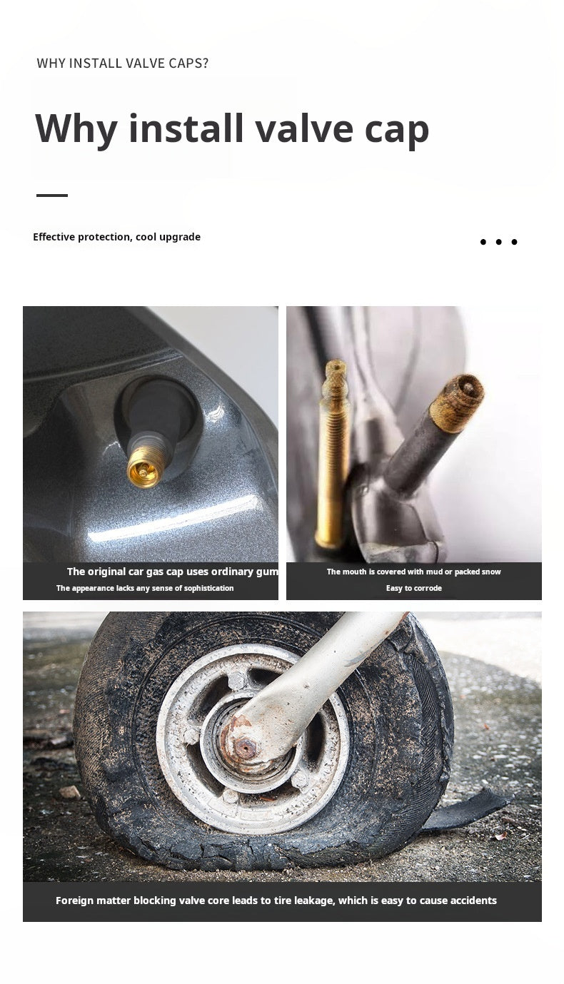 MiaHome™ Luminous valve cap – Universal Fit
