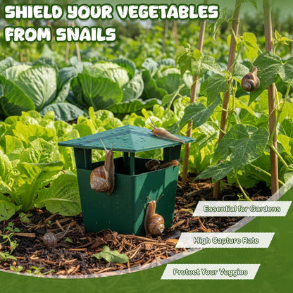 MiaHome™ 🐌Beer Trap for Snails and Slugs — Reusable Plastic Snail Catcher Container