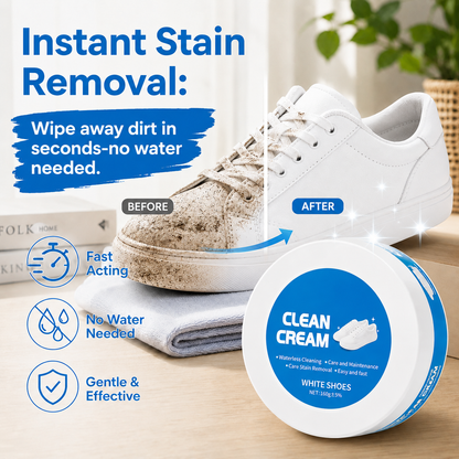 MiaHome™ White Shoe Cleaning Cream - No Water Needed