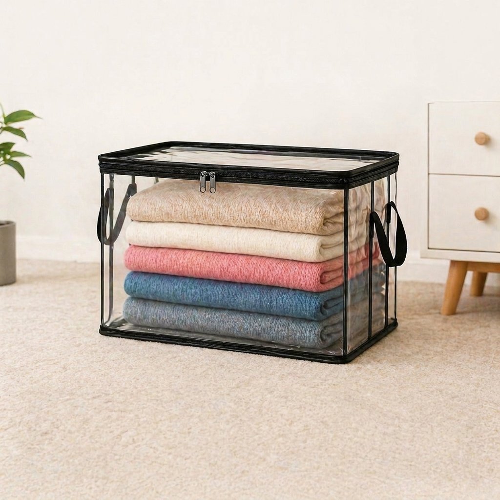 🔥LIMITED TIME 50% OFF📦Large Heavy-Duty Thick Plastic Clear Storage Bag for Clothes, Moving & Storage (Offer)