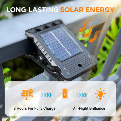 MiaHome™ Outdoor Solar Clip Light with Motion Sensor