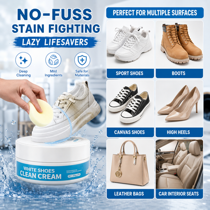 MiaHome™ White Shoe Cleaning Cream - No Water Needed