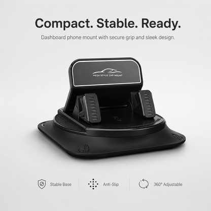 🔥LAST DAY 53% OFF 🔥 360° Stable Car Phone Mount for Dashboard & Windshield