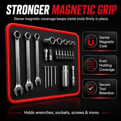 Aovego® Magnetic Tool Tray Mat – Flexible Workshop Organizer for Metal Surfaces (Offer)