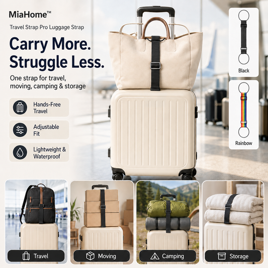 MiaHome™ 3-in-1 Travel Strap for Moving & Camping