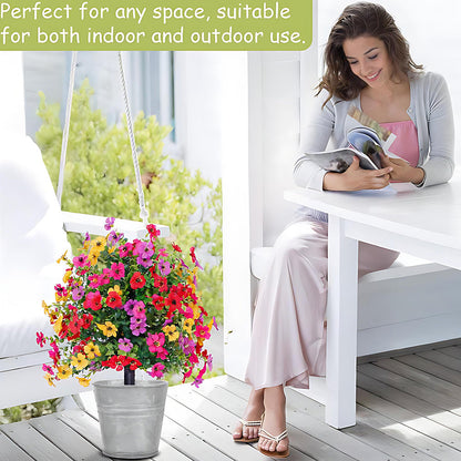 MiaHome™💐No-Fade Outdoor Hanging Flowers🌸☀️– Effortless Beauty