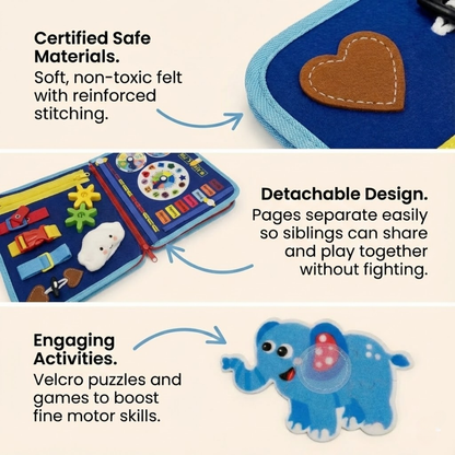 MiaHome™ Montessori Busy Board