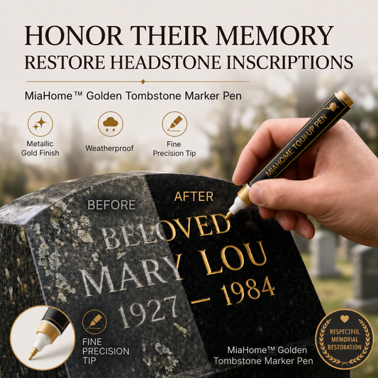 MiaHome™ Golden Tombstone Marker Pen ✒