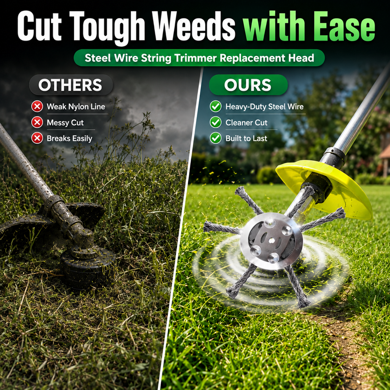 MiaHome™ ⚙️ String Trimmer Replacement Head –  Universal Compatibility ✂️