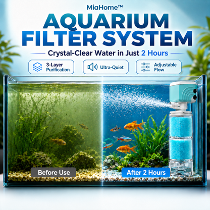 MiaHome™ 5-in-1 Automatic Aquarium Filter System