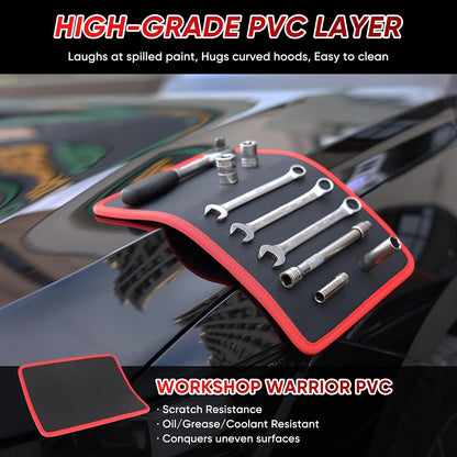 Aovego® Magnetic Tool Tray Mat – Flexible Workshop Organizer for Metal Surfaces (Offer)