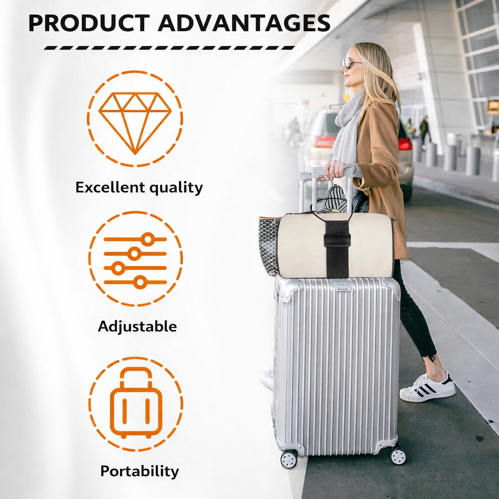 MiaHome™ Travel Strap Pro Luggage Strap (offer)