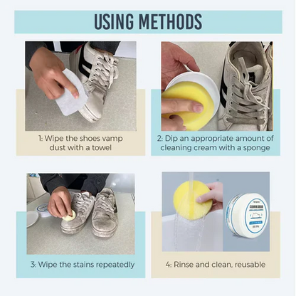 MiaHome™ White Shoe Cleaning Cream - No Water Needed