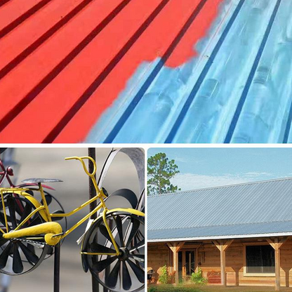 LIMITED TIME 50% OFF⚡MiaHome™ Rust Converter Metallic Paint – One coat stops rust, no sanding, no fumes.Perfect for garden tools & gates. 🔨🛡️