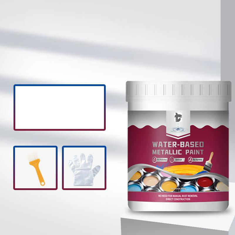 LIMITED TIME 50% OFF⚡MiaHome™ Rust Converter Metallic Paint – One coat stops rust, no sanding, no fumes.Perfect for garden tools & gates. 🔨🛡️