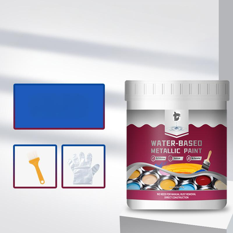 LIMITED TIME 50% OFF⚡MiaHome™ Rust Converter Metallic Paint – One coat stops rust, no sanding, no fumes.Perfect for garden tools & gates. 🔨🛡️