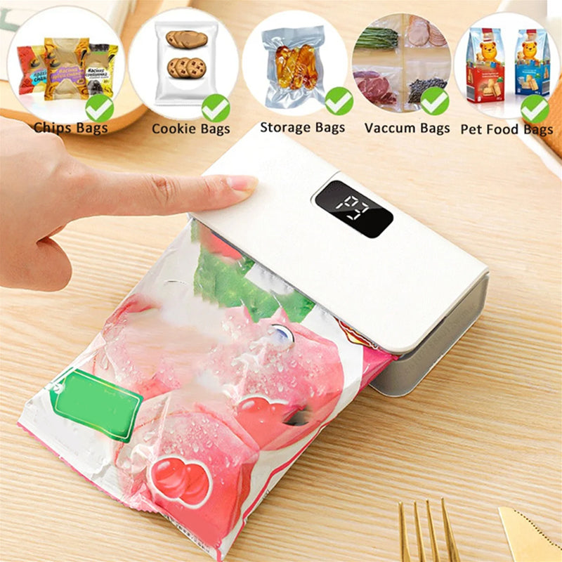 Rechargeable 2-in-1 Fresh-Seal Bag Sealer