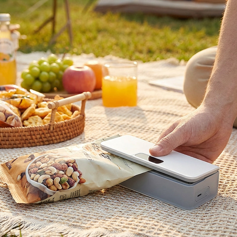 Rechargeable 2-in-1 Fresh-Seal Bag Sealer